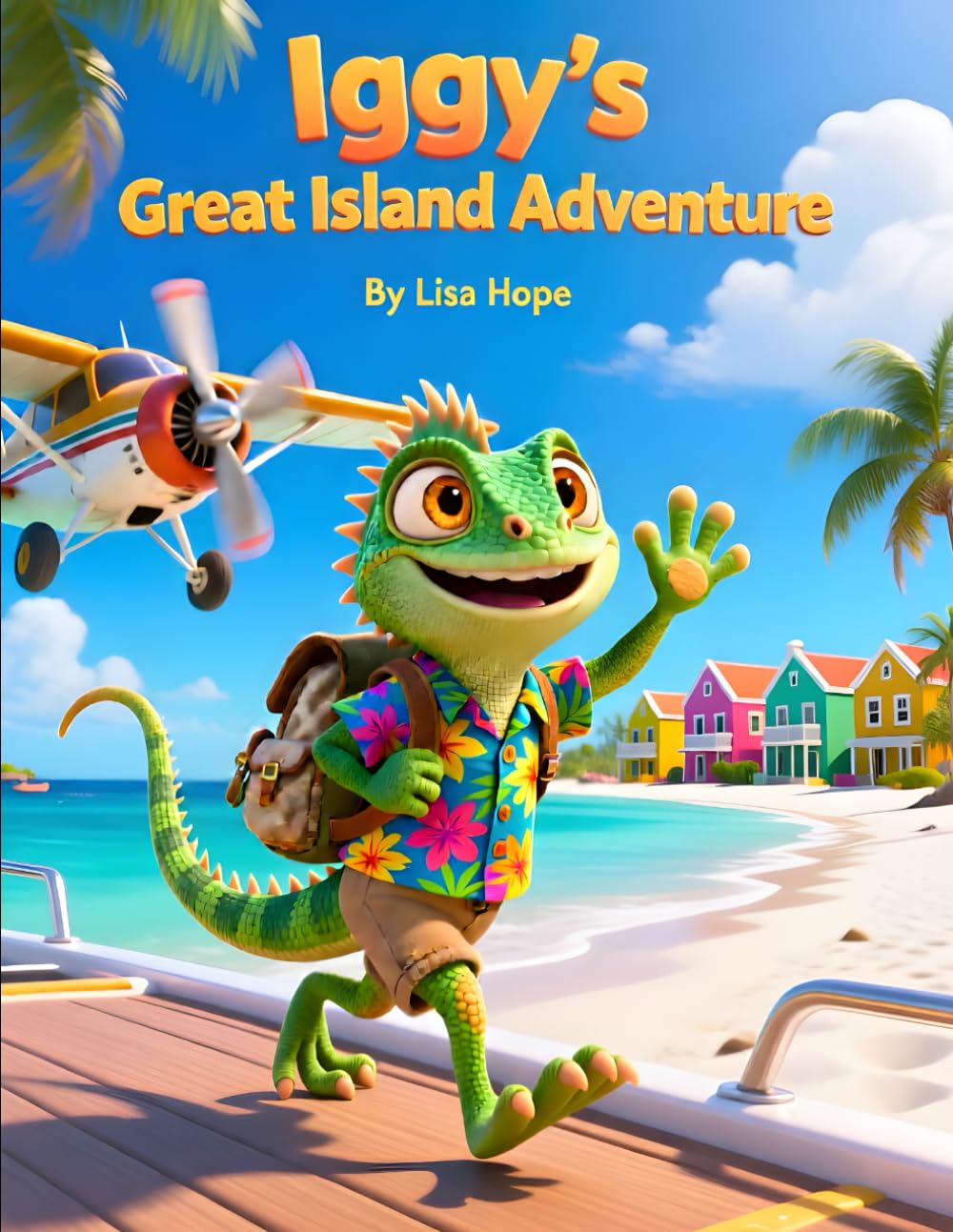 Iggy the Iguana Exploring Aruba: A Caribbean Adventure Story for Curious Kids