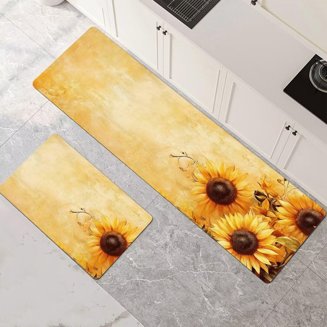 Alfombras de cocina de 2 piezas lavables de 120x180cm y 120x360cm