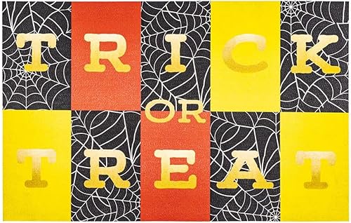 Miniatura 2 de Benissimo -Multy Mats, 20 x 32 pulgadas, ultrafino, tapete de Halloween de 0.1 pulgadas de grosor, parte trasera de goma, antideslizante, interior y
