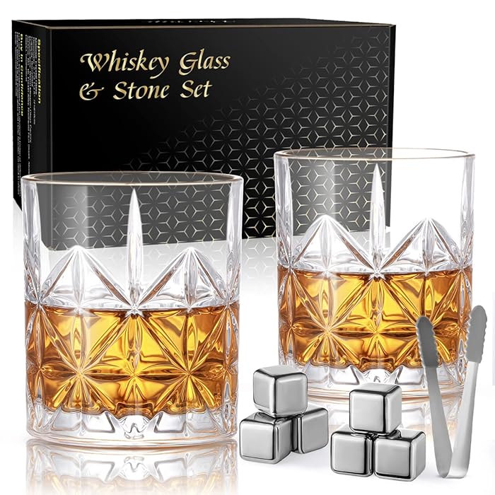 Buy Whisky Glass, 315ml Crystal Whiskey Glasses, Lead Free