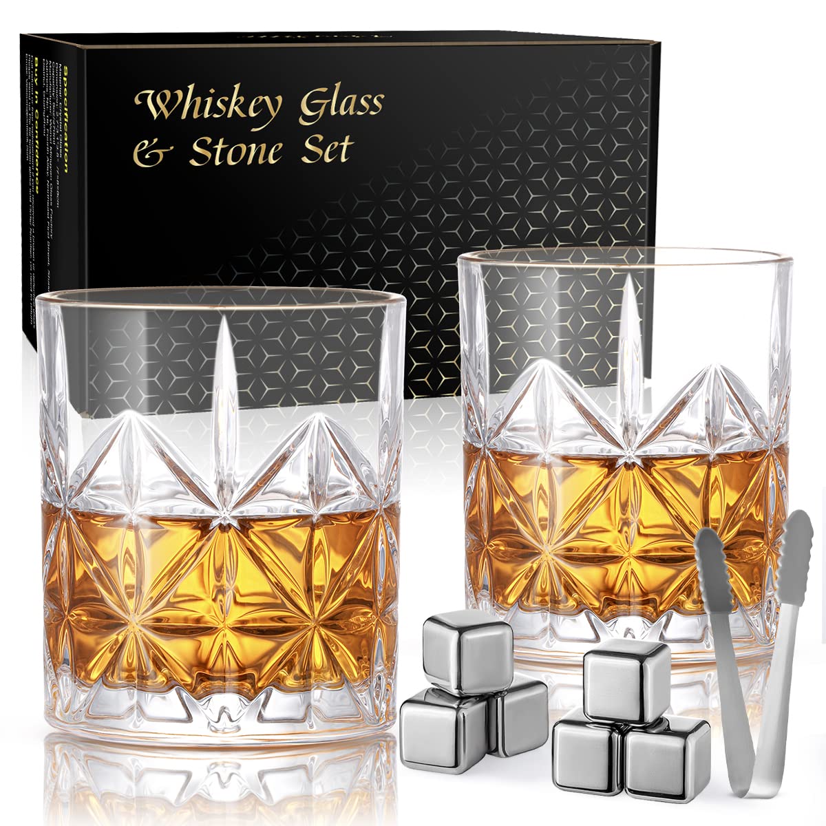Buy Whisky Glass, 315ml Crystal Whiskey Glasses, Lead Free