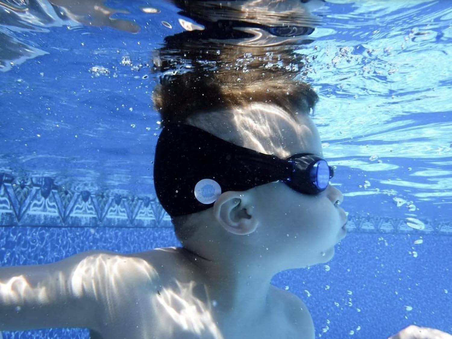 Splash Place SWIM GOGGLES with Fabric Strap -Fun, Fashionable, Comfortable - Adult & Kids Swim Goggles