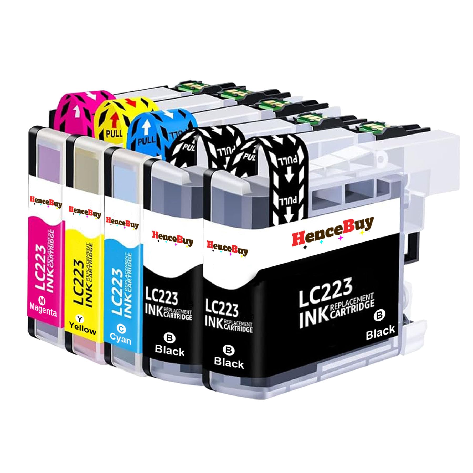 Cartridgeify LC-223XL Cartouches D'encre Compatible Avec Brother LC223 XL LC223XL LC221 Couleur, Pour MFC-J4420DW J4620DW J4625DW J480DW J5320DW J5620DW J5720DW J680DW J880DW DCP-J4120DW J562DW