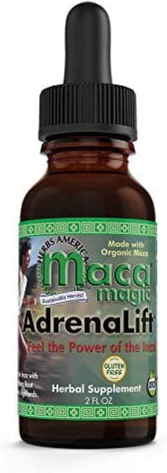 Maca Magic® AdrenaLift™ Liquid Extract (2 oz) Liquid Extract - Promotes a Caffeine-Free Boost of Energy* - Natural Energy - Vegan - Vegetarian - Keto Friendly - Superfood Supplement
