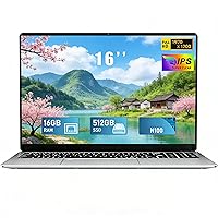 FUNYET PC Portatile 16'' Celeron N100 Core 3.4 GHz Laptop RAM 16 GB DDR4 512 GB SSD