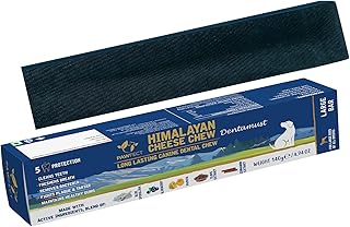 Pawfect Himalayan Cheese Dental Chew with Superfoods for Dogs|Blueberries, Spirulina, Papaya, Clove, Cinnamon|Natural Long Lasting chew|3 Chews for Large Dogs (140g/4.94oz)|High Protein|Grain-Free