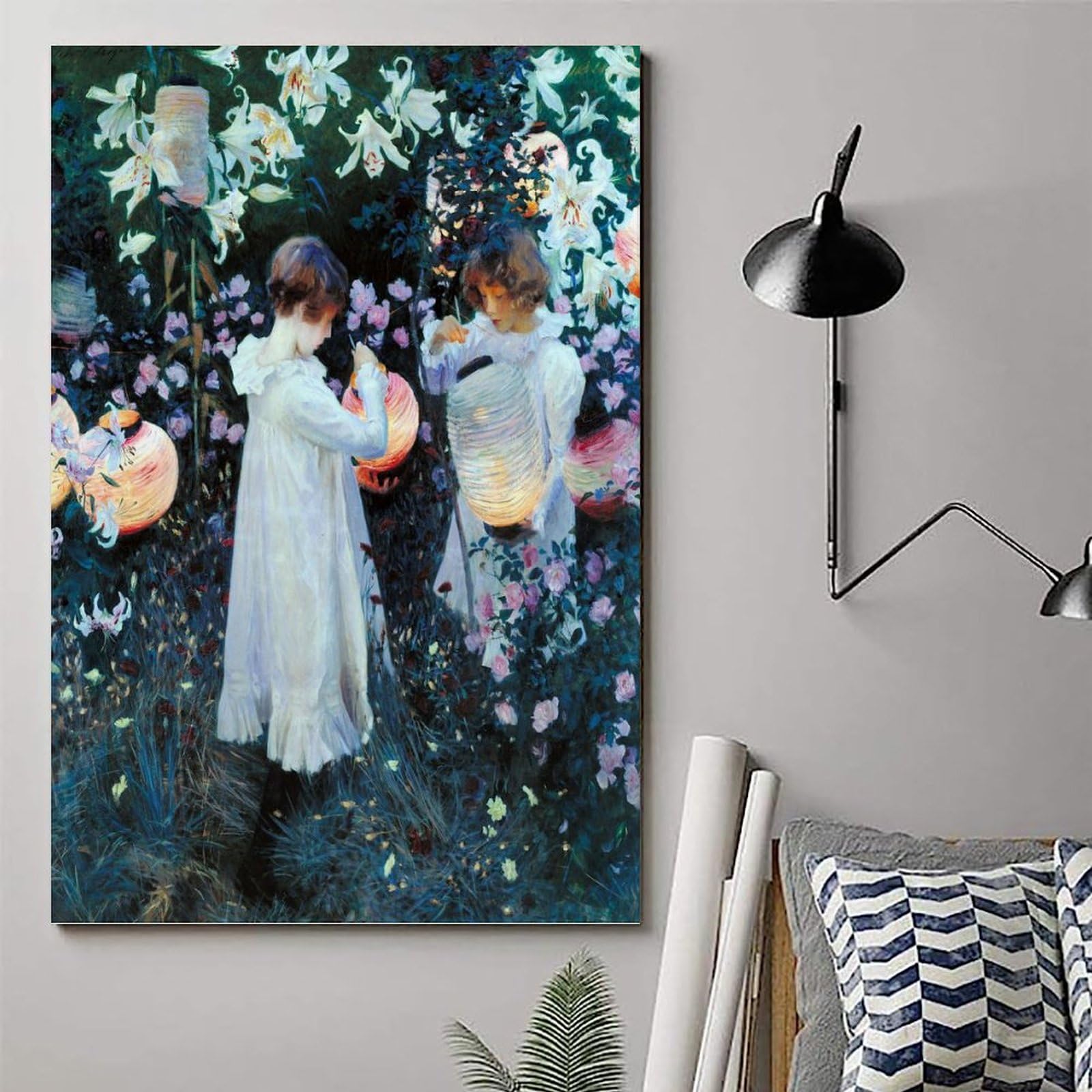 Amazon.co.jp: 「カーネーション、ユリ、ユリ、バラ」ポスター