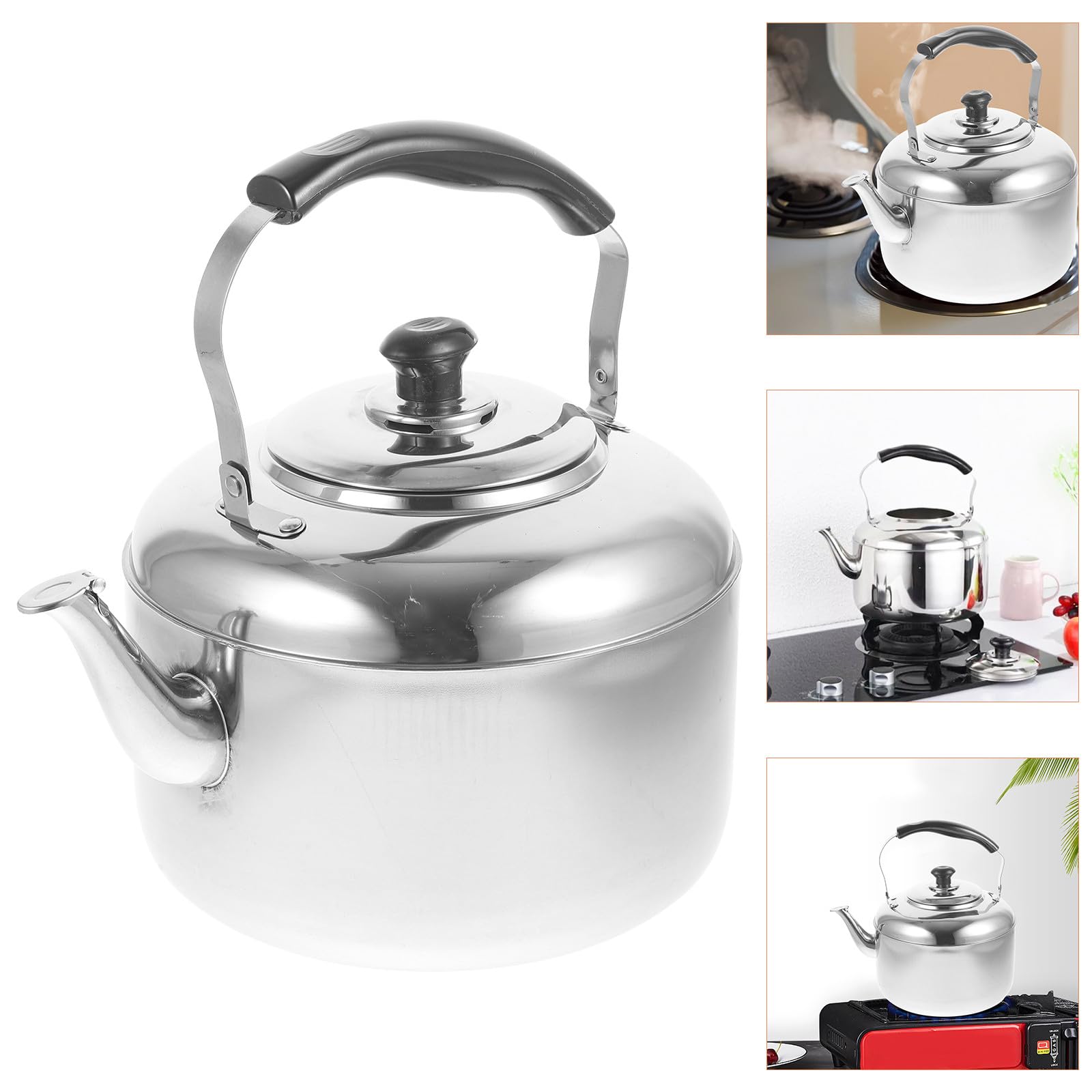 Hervidor de Acero Inoxidable 5, 5 L Boquilla Vertedora para Té
