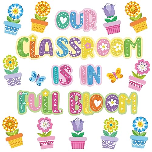 Spring Classroom Decorations, Our Classroom is in Full Bloom Word