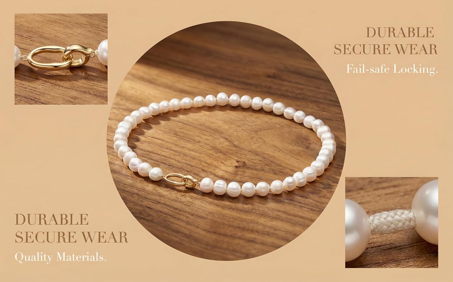 Real pearls Necklace for Women, Collectible Natural Baroque Pearls, Classic Pearl NecklaceJewelry Gift for Women