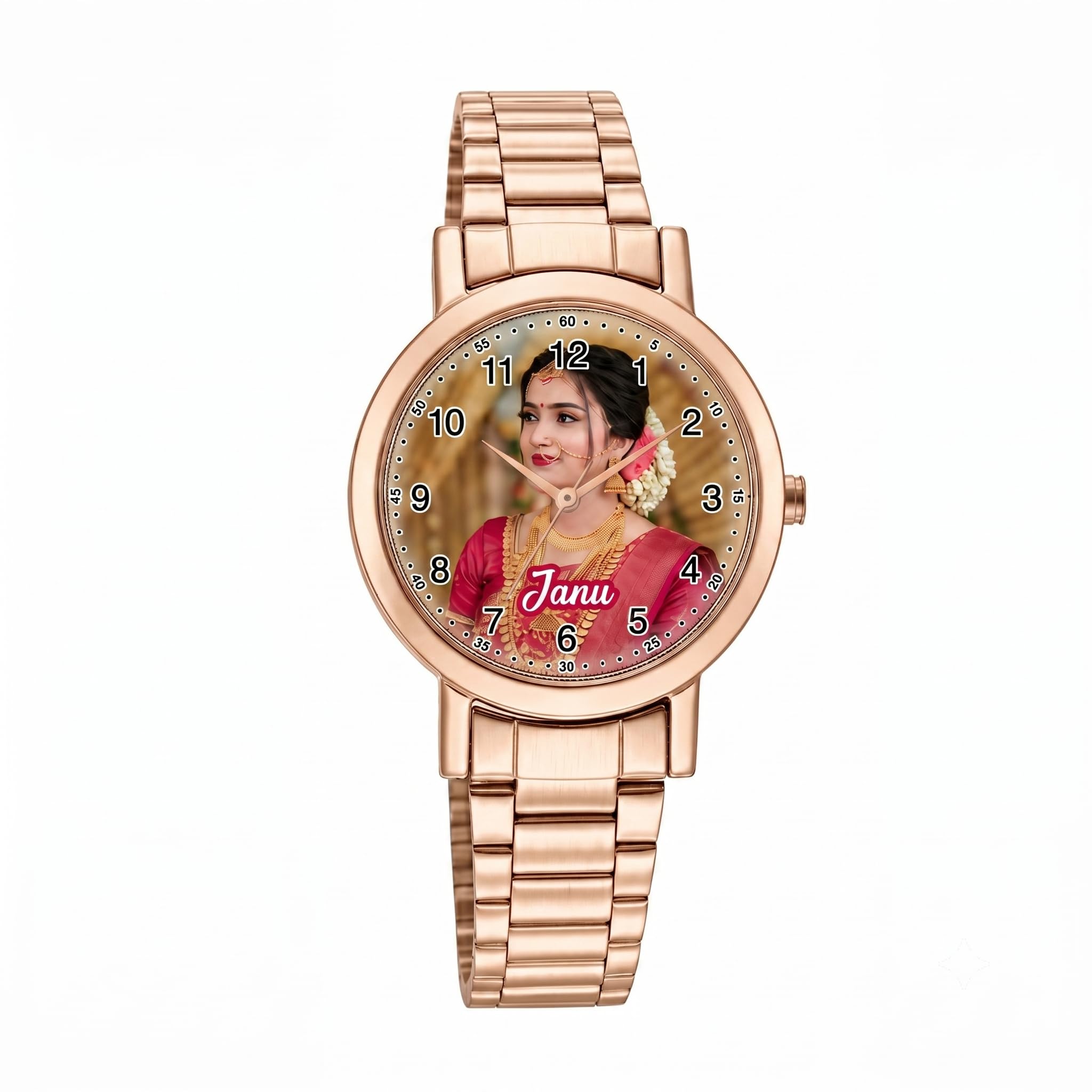 Personalized Ladies Wrist Watch with Custom Photo Print Dial for Women | Custom Picture Analog Watch | Anniversary, Birthday & Valentine Gift for Wife, Girlfriend, Sister | Stylish Customized Wrist Watch for Girls-image-39