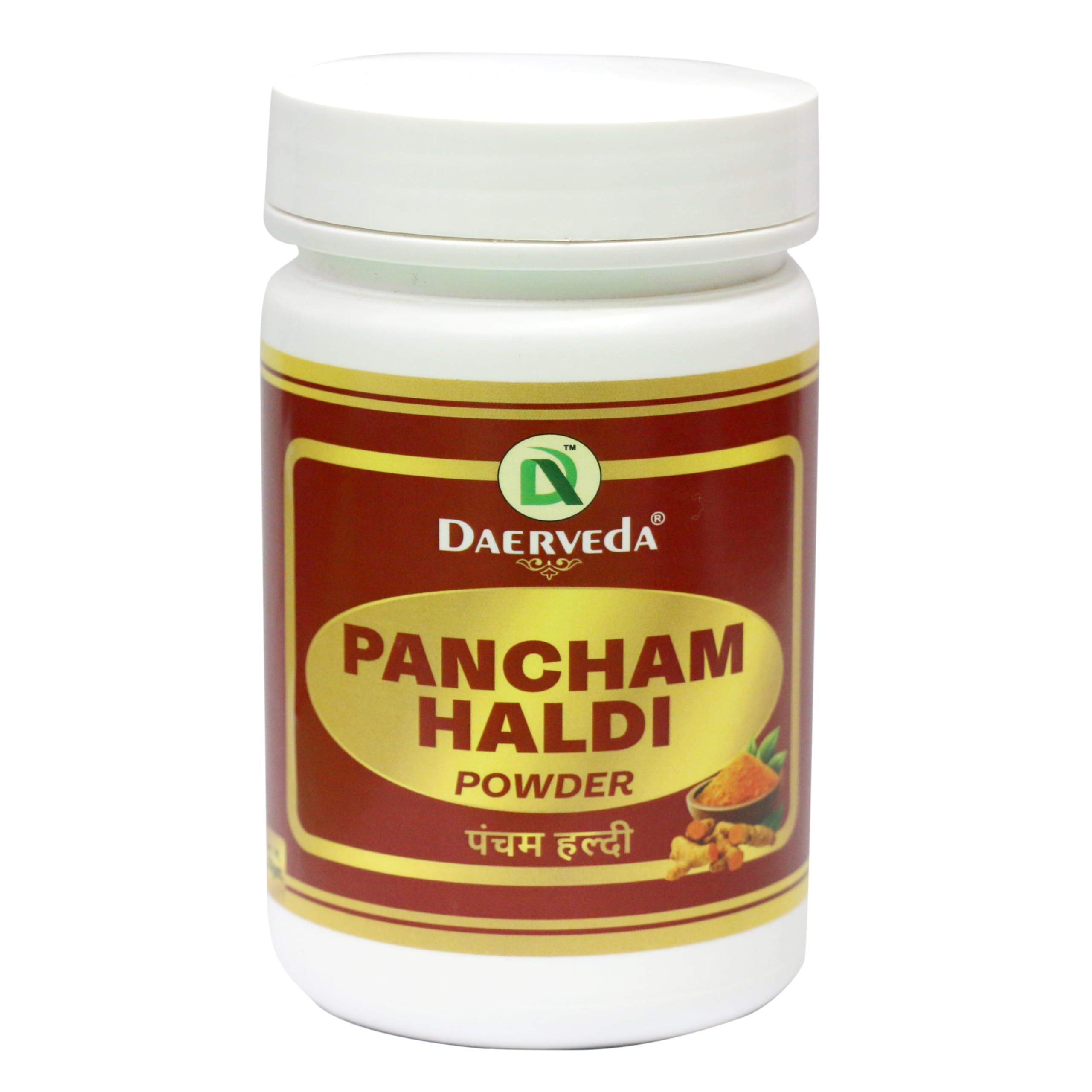Dev Ayurveda Pancham Haldi Powder, Ayurvedic Turmeric Blend with 5 types of Turmeric, 100 gm II The Original Pancham Haldi-image-4