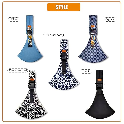 Miniatura 5 de Marrlly Portabebés 2025 - Portabebés para recién nacidos a niños pequeños, ligero con correas ajustables para niños pequeños, para 10-30 libras