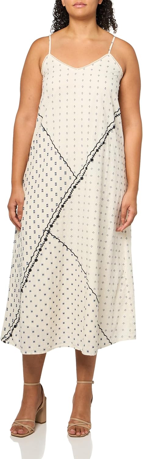 Lucky Brand Women's Textured Patchwork Dress