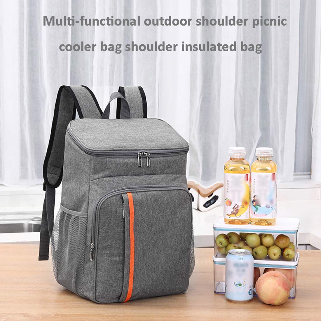 Sac à Dos Isotherme Tidyard 30L - Glacière Portable Pour Pique-nique/Camping