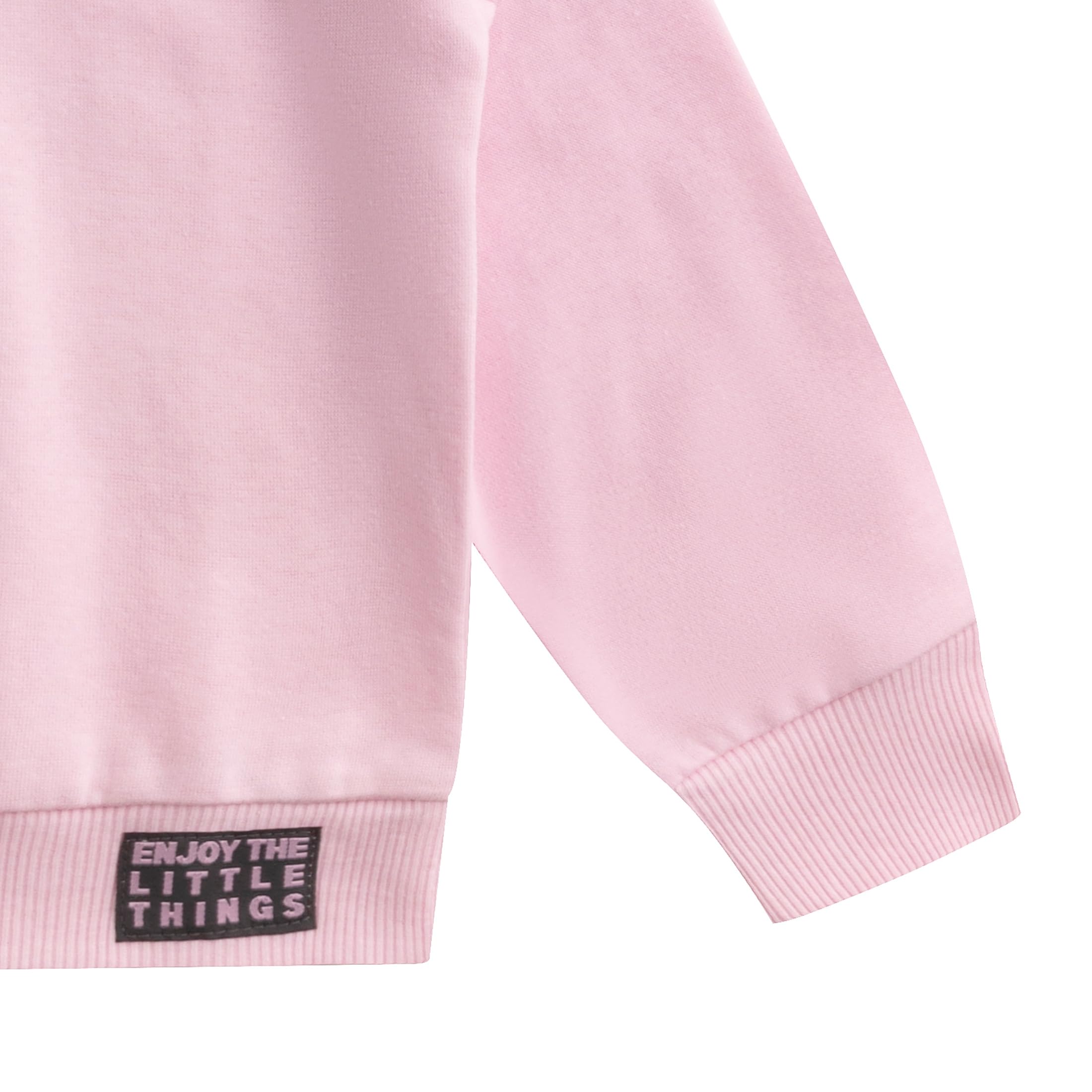 Hello Kitty Sanrio - Conjunto de 2 piezas de sudadera de rizo francés y falda pantalón para niñas grandes