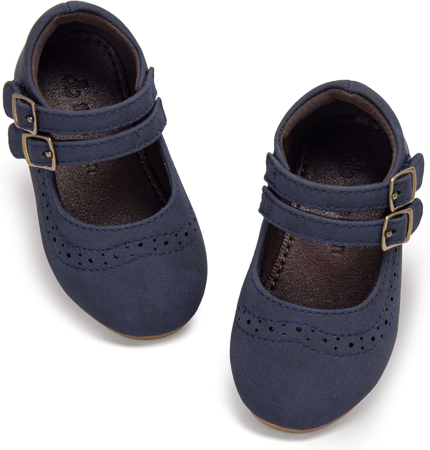 THEE BRON Toddler Mary Janes | Arch Support Leather Dress Shoes | Birthday Party Flats