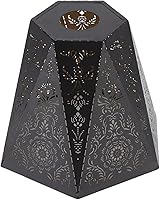 Vista 9 de Pantalla moderna escandinava E27 E26 hierro forjado hexagonal tallado lámpara cubierta dormitorio decoración de cabecera