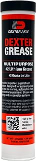 Dexter 088-012-10 Multipurpose #2 Lithium Grease (14 oz.), 10 Pack