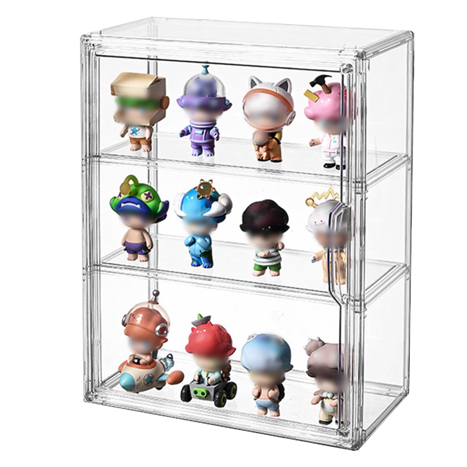 フィギュアケース 棚 透明ディスプレイケース フィギュア コレクションケース 取り外し可能な仕切り 卓上 大容量 収納ボックス 透明 フィギュア展示 陳列ケース ディスプレイフレーム 化粧品 防塵 収納ボックス おもちゃディスプレイボックス (スタイルA)