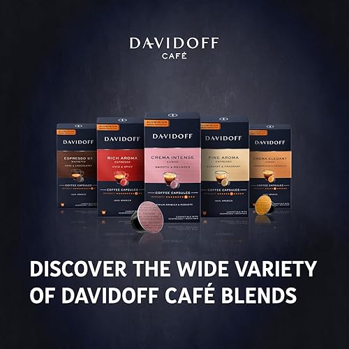Miniatura 6 de DAVIDOFF Cápsulas de café de aroma fino. Compatible con máquina Nespresso, elegante y fragante, granos 100% arábica, intensidad 712. Tostado 612.