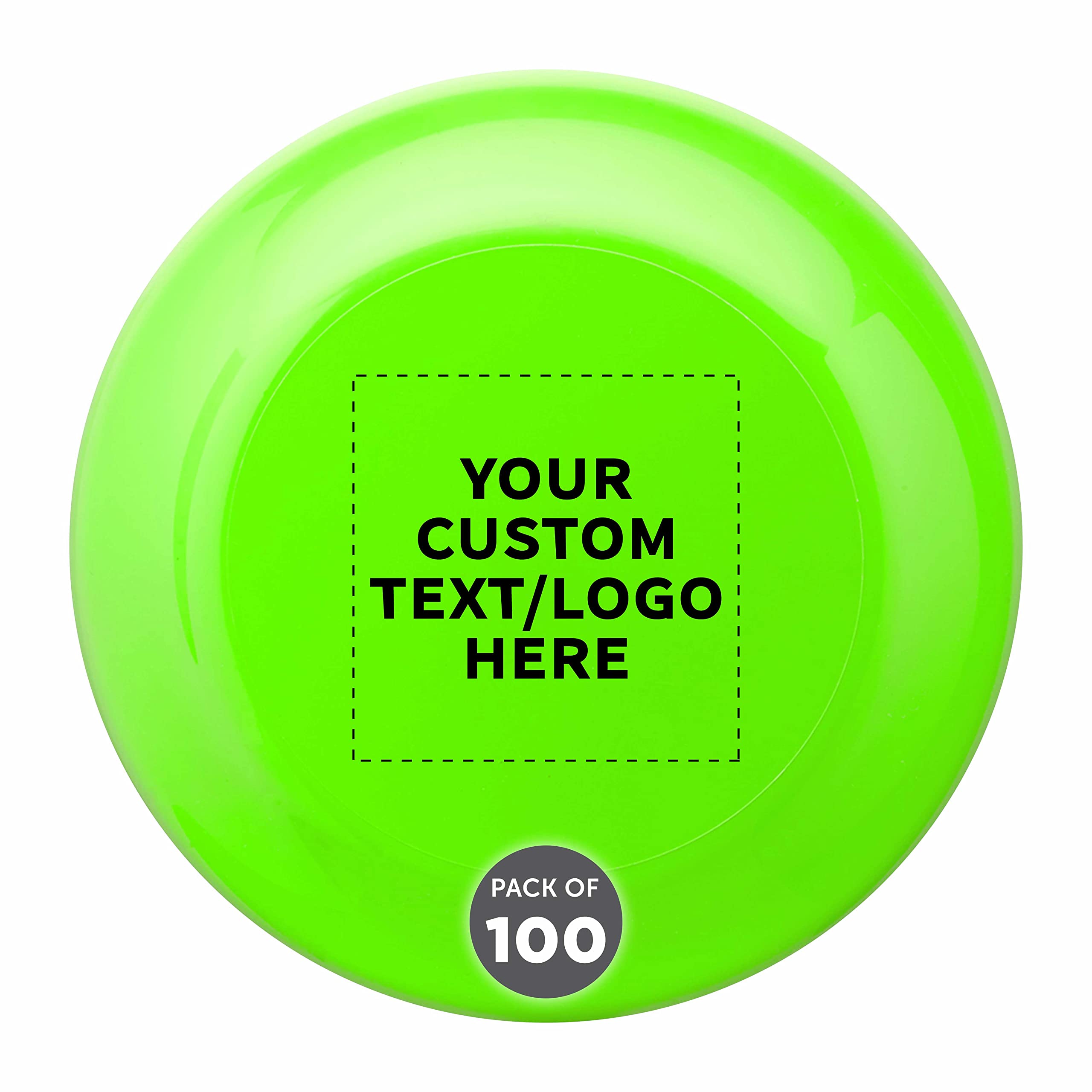 DISCOUNT PROMOS Frisbee Flying Discs in Bulk, 9.25 in. Fun Family Beach Game