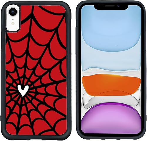 Vista 125 de Funda de teléfono de anime para iPhone 13/14 con diseño de telarañas de moda araña 2