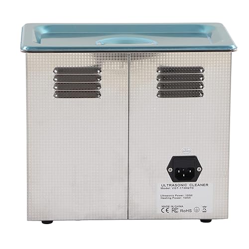 Miniatura 2 de 40khz Ultra Sonic Jewelry, 40khz Ultrasonic Cleaning Machine 3L Ultrasonic Cleaner Cleaner Ultrasonic Cleaner with Digital Timer Heater 3L Full