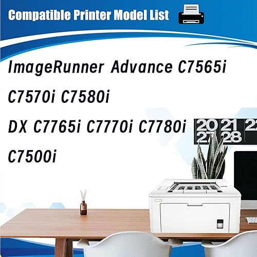 Miniatura 2 de Para Canon GPR-56 0998C003 0999C003 1000C003 1001C003 Cartuchos de tóner funciona con ImageRunner Advance C7565i C7570i C7580i DX C7765i C7770i