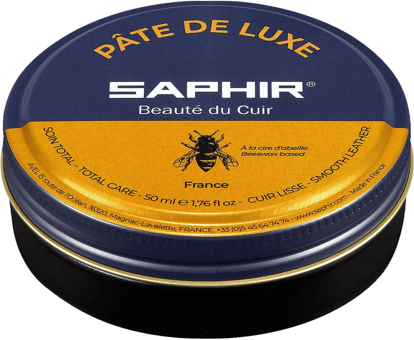 Beauté du Cuir Pate De Luxe - Natural Wax Shoe Polish for Leather Shining