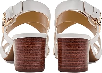 Amazon.com | Michael Kors Womens Vera Flex Mid Sandal Optic White