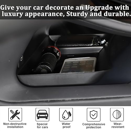 Miniatura 3 de HAPPYHORSE Bandeja de almacenamiento central automotriz compatible con Range Rover Sport 2023 + caja de almacenamiento inferior para consola