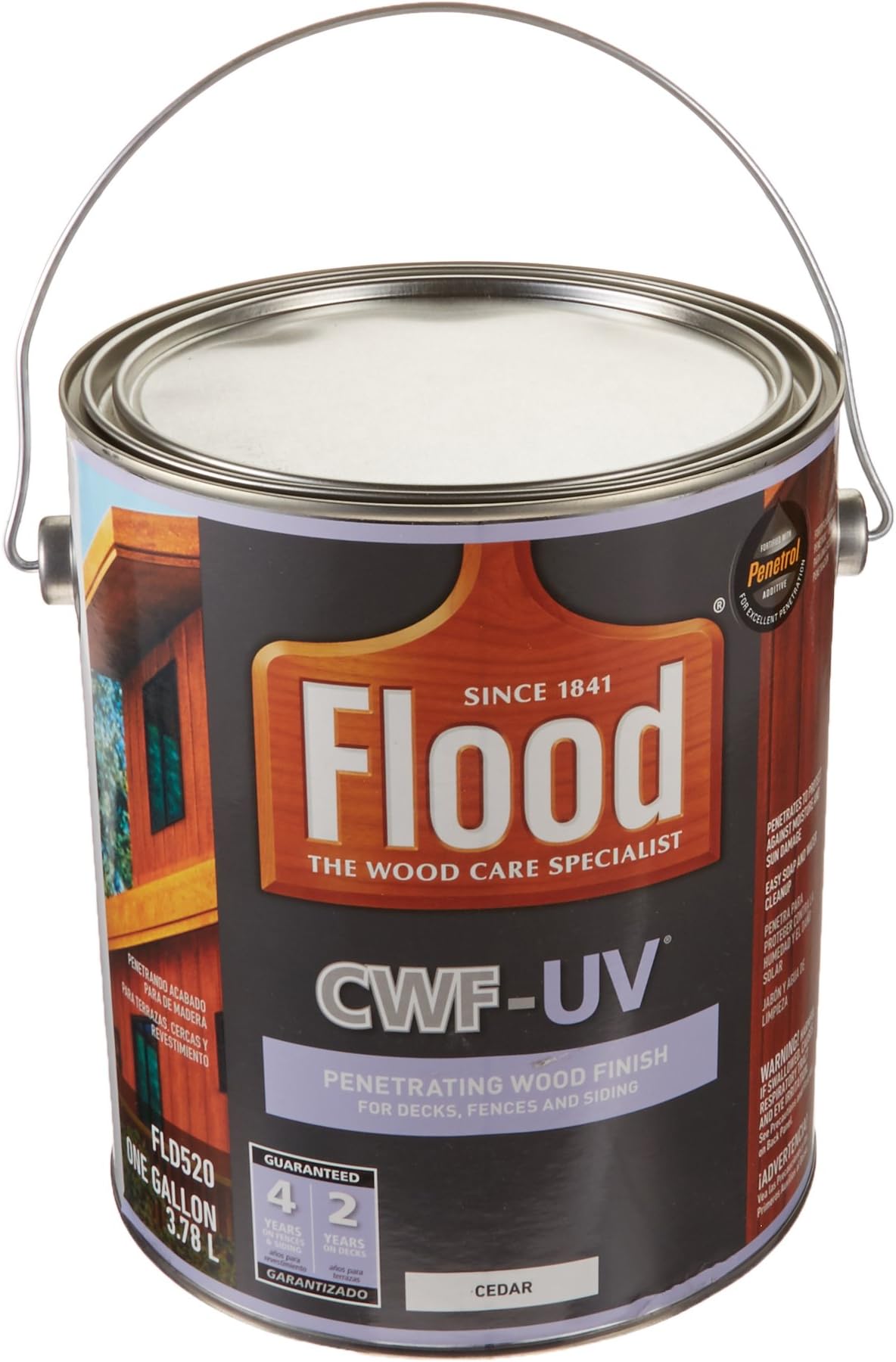 1 gal Flood FLD521 Redwood CWFUV Exterior Clear Wood Finish