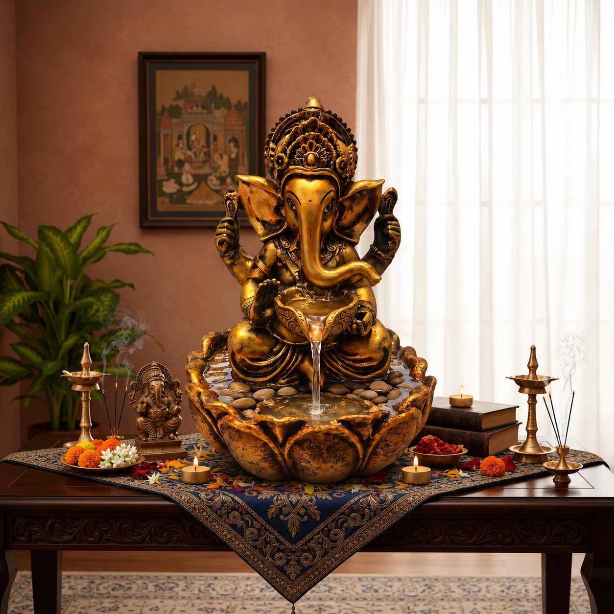 ALILA Buddha Fountain - Tranquil Home Decor -11