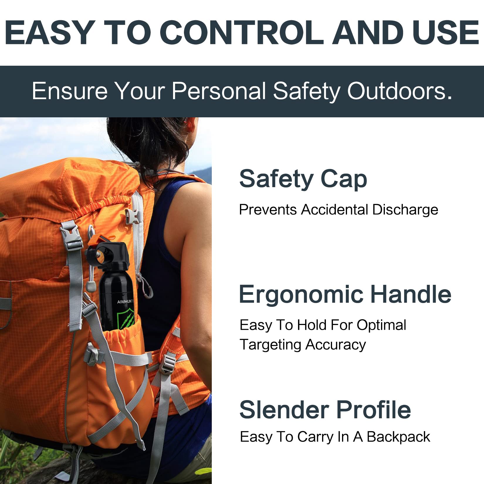 Buy AIMHUNTER Home Self Defense Unit, Tactical Pepper Gel with