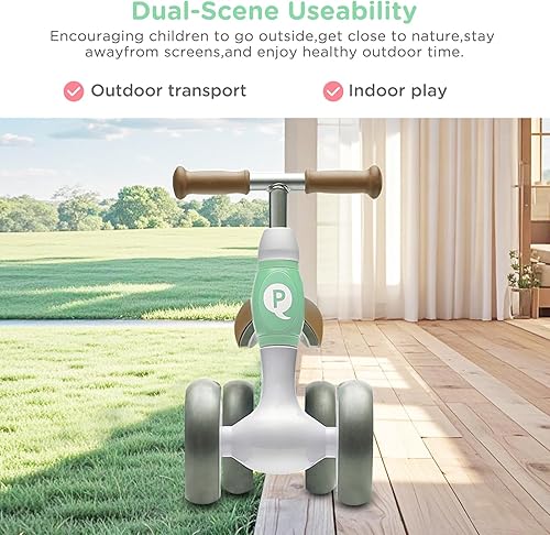 Miniatura 4 de Bicicleta de equilibrio para niños de 1 año, regalos para bebés para niños y niñas de 12 meses a 3 años de edad, juguetes de paseo para bebés,