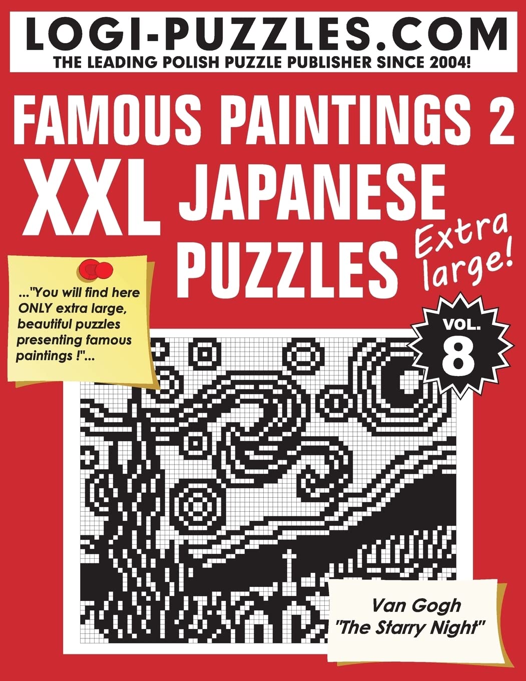 XXL Japanese Puzzles: Famous Paintings 2: Volume 8