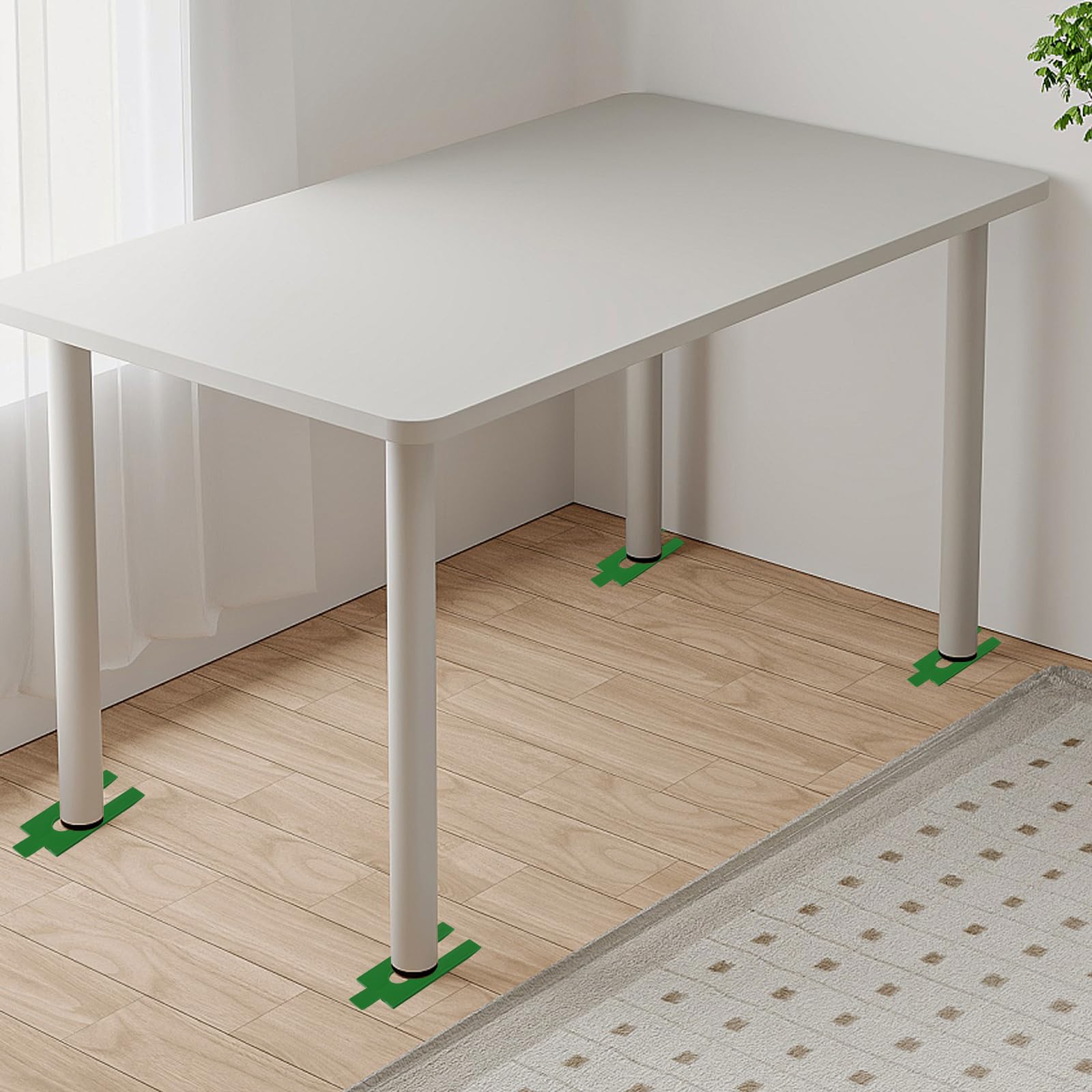 Spessori in Plastica 150 Pezzi Distanziatori 1-6 mm Cunei per Porte 6 Colori