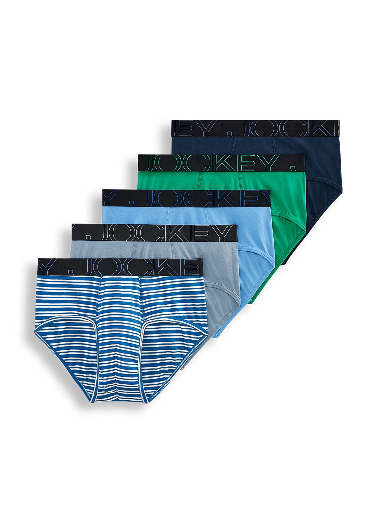 Jockey Men's Underwear ActiveBlend Brief - 5 Pack