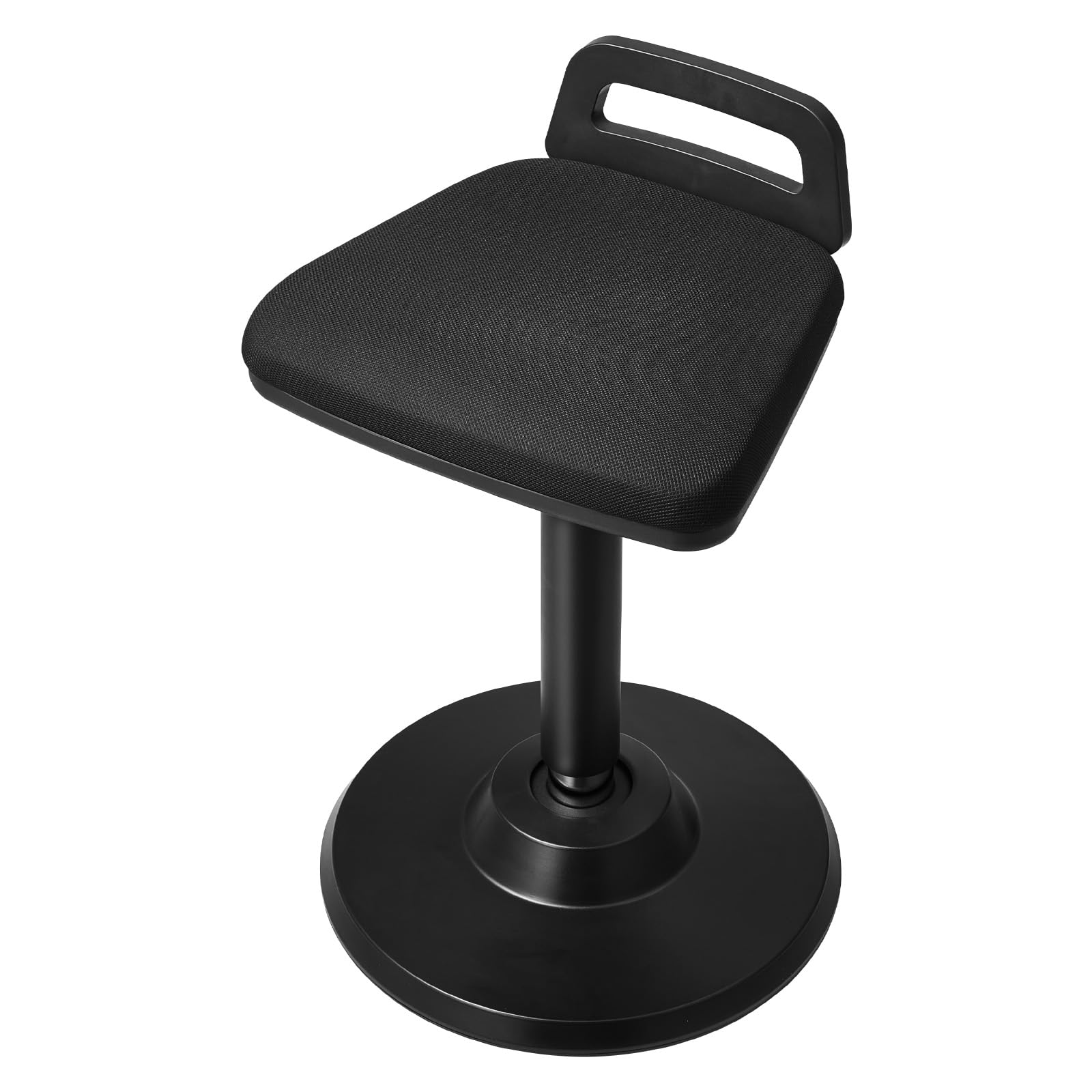 VEVOR Sgabello da Seduta Attiva con Maniglia, Sedia Attiva Carico max. 120kg Altezza Regolabile 62,5-87,5 cm Realizzata in Tessuto Elastico Schiuma, Sgabello Seduta Attiva per Scuole, Ufficio, Casa