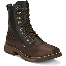 Tony Lama Men's TW3430 High Range 8" Waterproof Comp Toe Lace-Up Work Boot