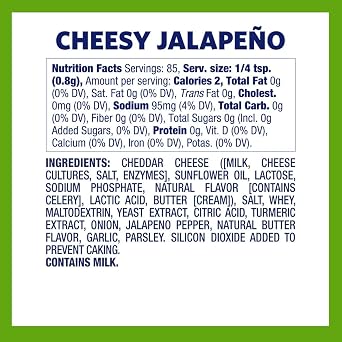 Kernel Season's Popcorn Seasoning, Cheesy Jalapeno, 2.4 Ounce (Pack of 6)