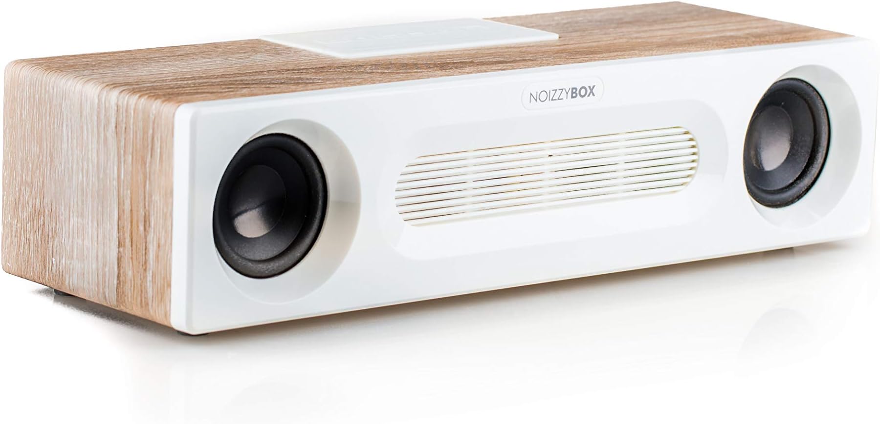 Noizzy Box Retro Vogue Vintage Classic and Powerful Sound Bar Home Theatre System with Bluetooth FM USB and AUX (Ginger White)
