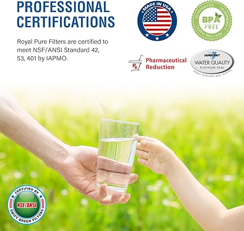 Miniatura 6 de Swift - Filtro de agua farmacéutico (SGF Rx) SGF-DA20B Rx SAMSUNG DA29-0020B Filtro de agua compatible con refrigerador