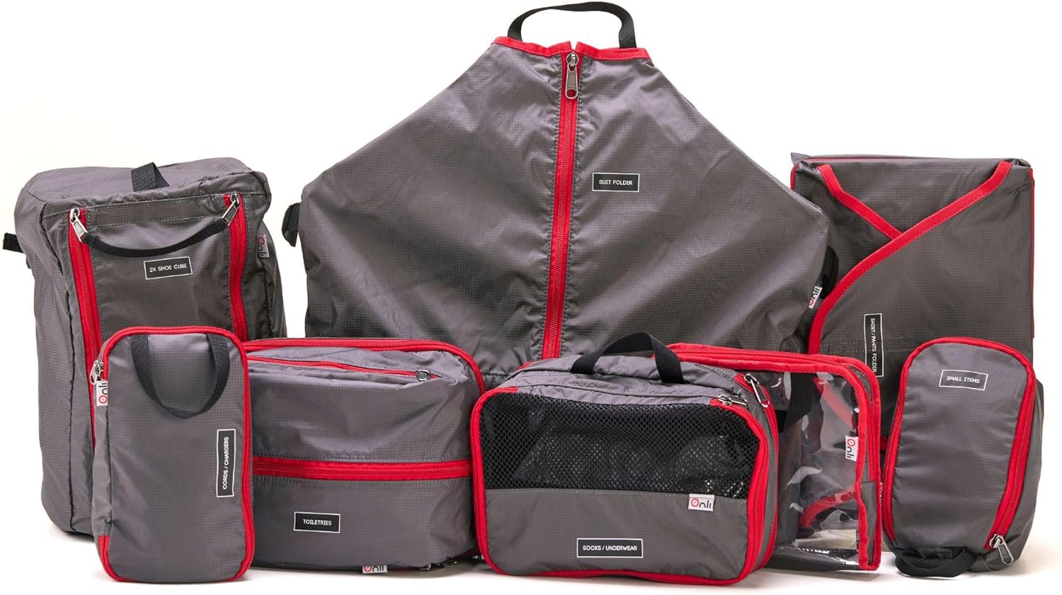 Packing Cubes (8 Piece Perfect Fit Packing Cube Set)