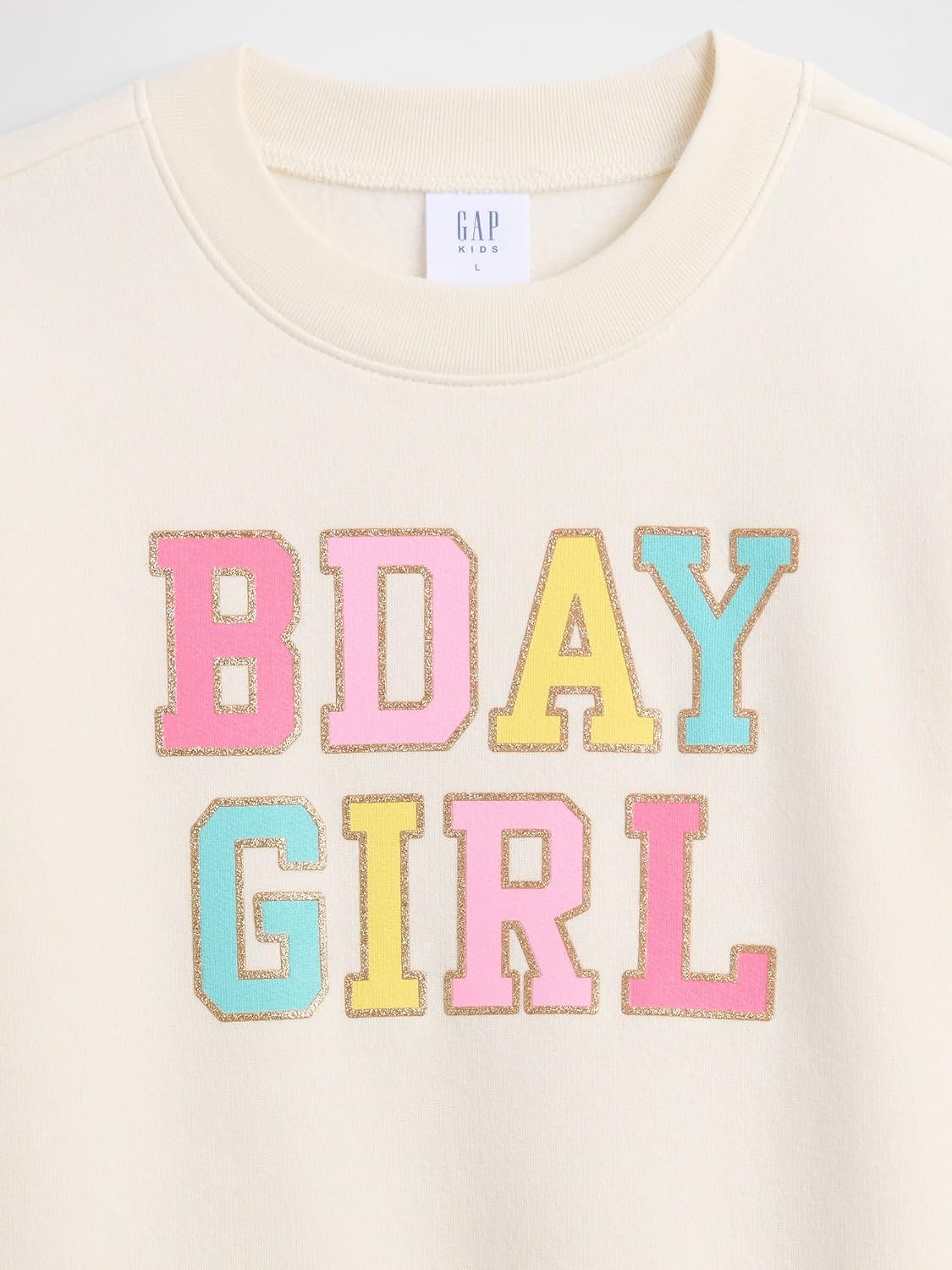 GAP Girls' Logo Crewneck Sweatshirt