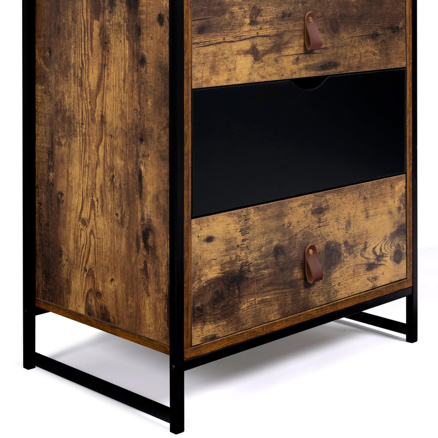IDMarket - Chiffonnier 5 tiroirs Chicago 60 cm Commode semainier Design Industriel