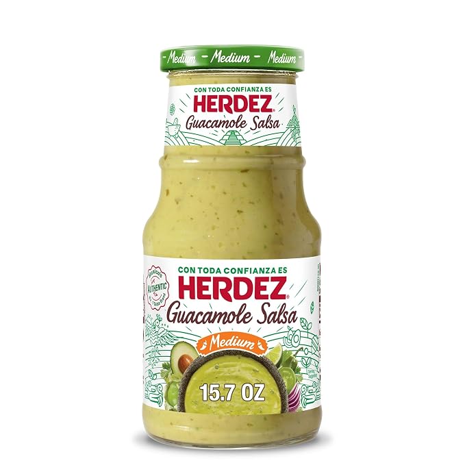 Herdez Guacamole Salsa, Medium, 15.7 Oz