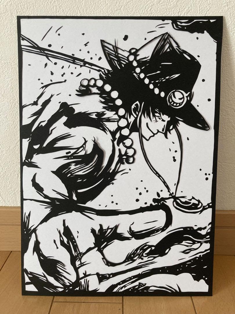 Amazon.co.jp: ワンピースポートガス・D・エース切り絵 : おもちゃ