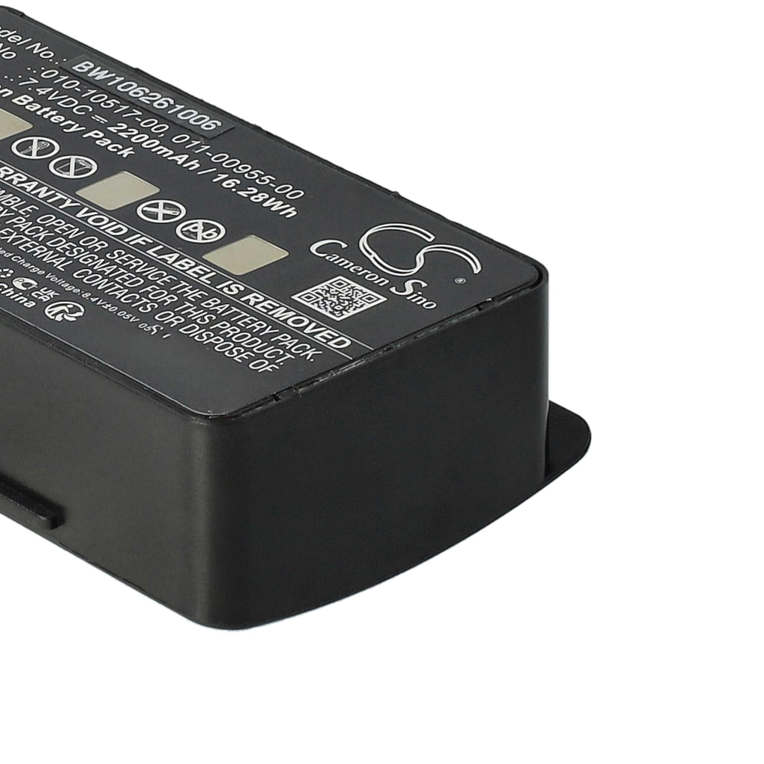 Cameron Sino CS-GME305SL - Batteria per GPS Garmin GPSMAP 276, GPSMAP 276c, GPSMAP 296, GPSMAP 396, GPSMAP 496, Li-ion, 2200 mAh